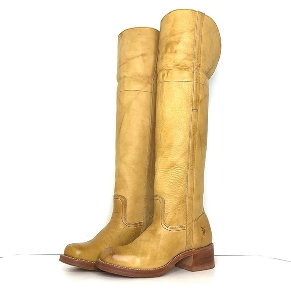 Frye Shoes - Frye Women's Over the Knee Boots - Tan